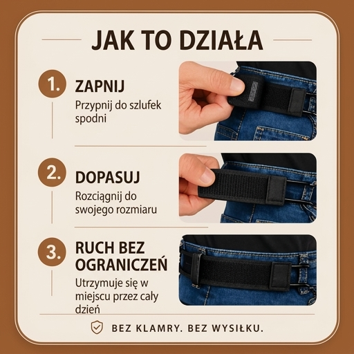 Jak założyć pasek BezKlamry